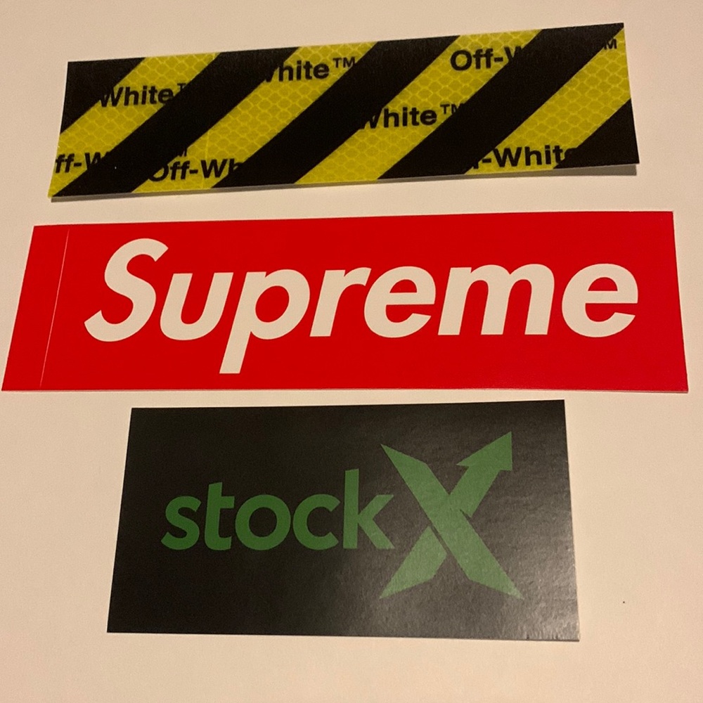 Off white / Supreme / Stockx sticker pack set of 3